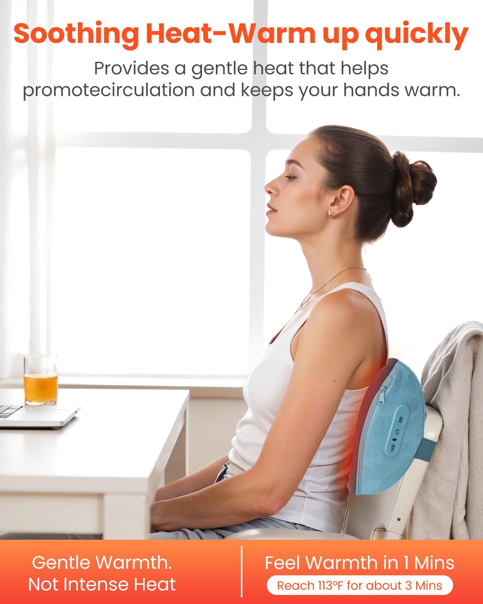 COMFIER correas con Velcro sujetas a silla, permite uso manos libres
