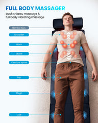 COMFIER detalle de rodillos shiatsu que alivian tensión profunda