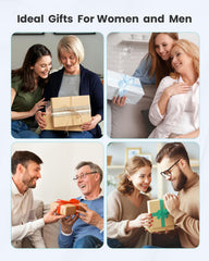 COMFIER empaque abierto con accesorios mostrando lo que incluye el producto