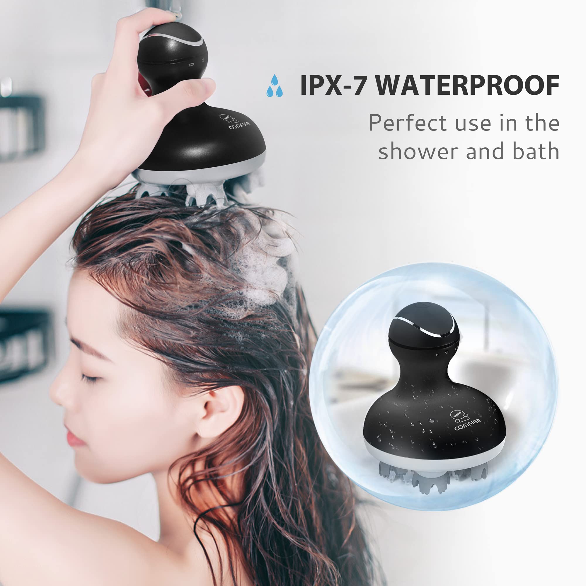 COMFIER detalle de los nodos 3D que proporcionan masaje tipo shiatsu