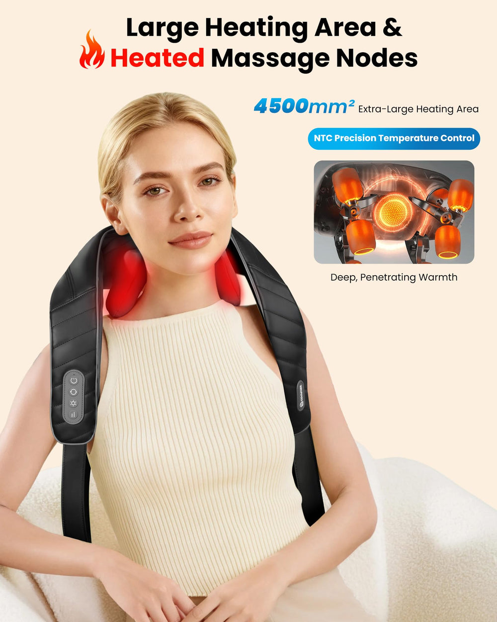 COMFIER en coche durante viaje, portátil para relajación en ruta