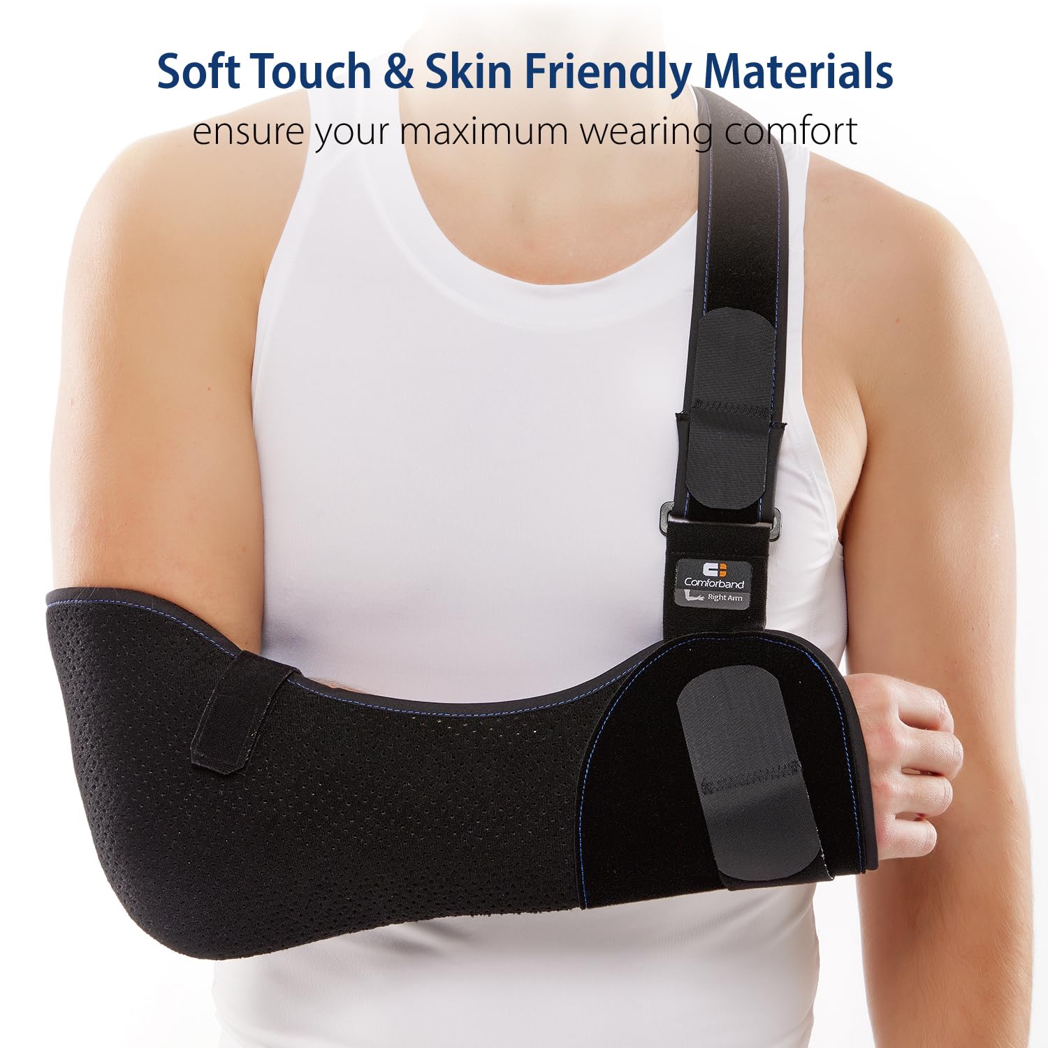 Comforband correas en T tensadas que reducen la presión en el cuello