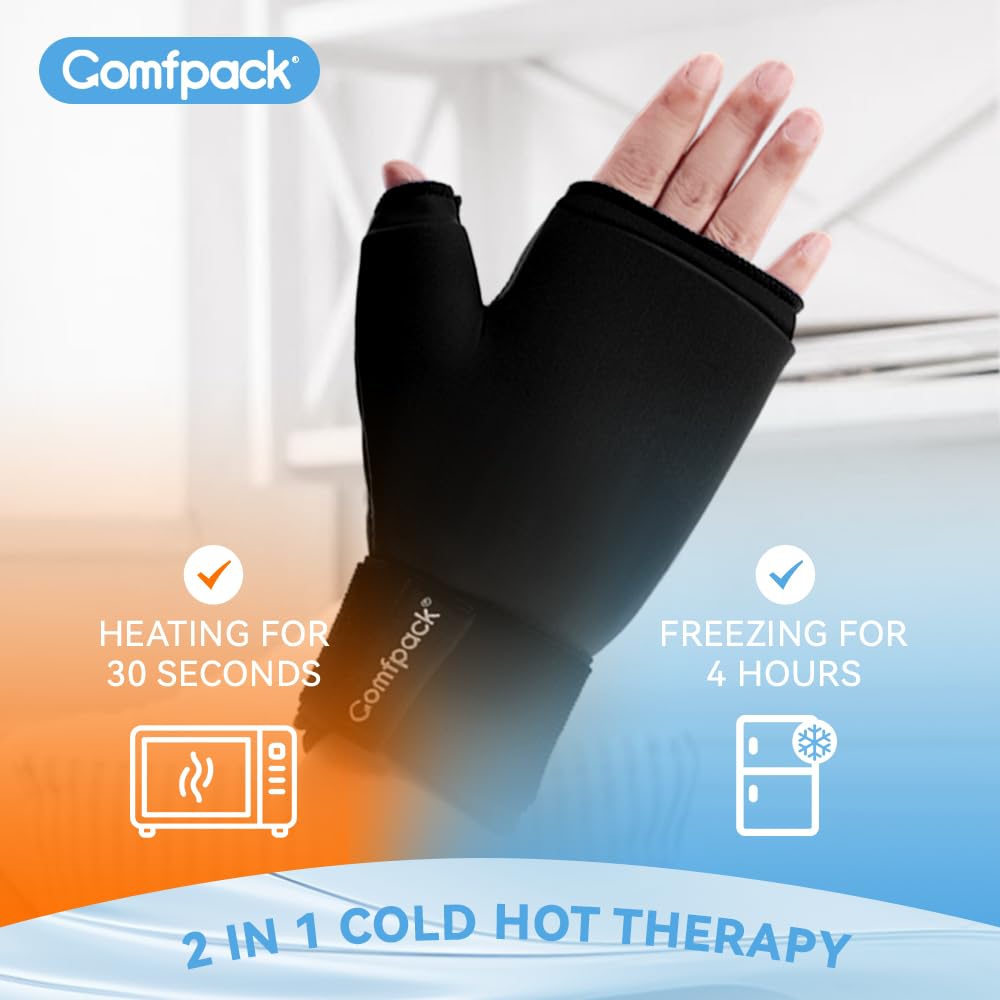 Comfpack manguito para pulgar que cubre área clave y mejora ajuste