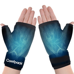 Comfpack funda frontal empaquetada mostrando diseño y ajuste rápido