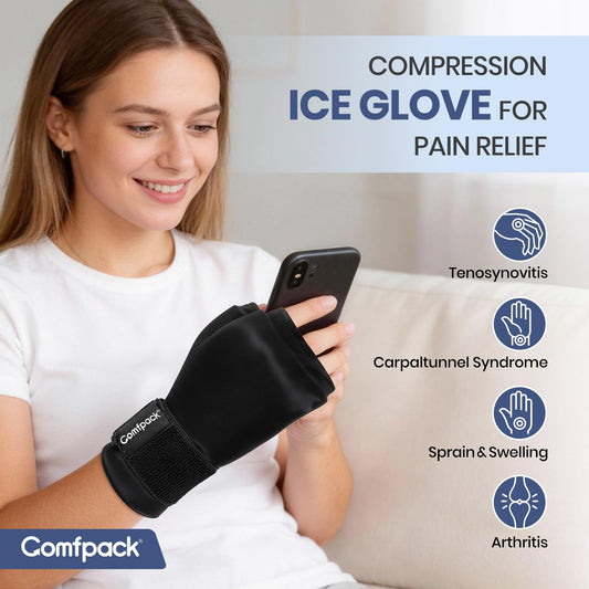 Comfpack gel flexible de cerca que mantiene frío y comodidad