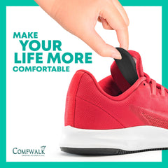 Comfwalk estilo de vida persona caminando, confort prolongado durante el día