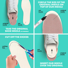 Comfwalk comparación de grosor 3mm para confort sin aumentar volumen