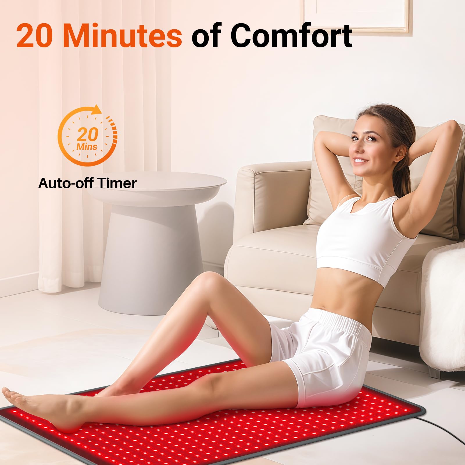 Comfytemp panel de control simple con botón de niveles y modo para operación fácil