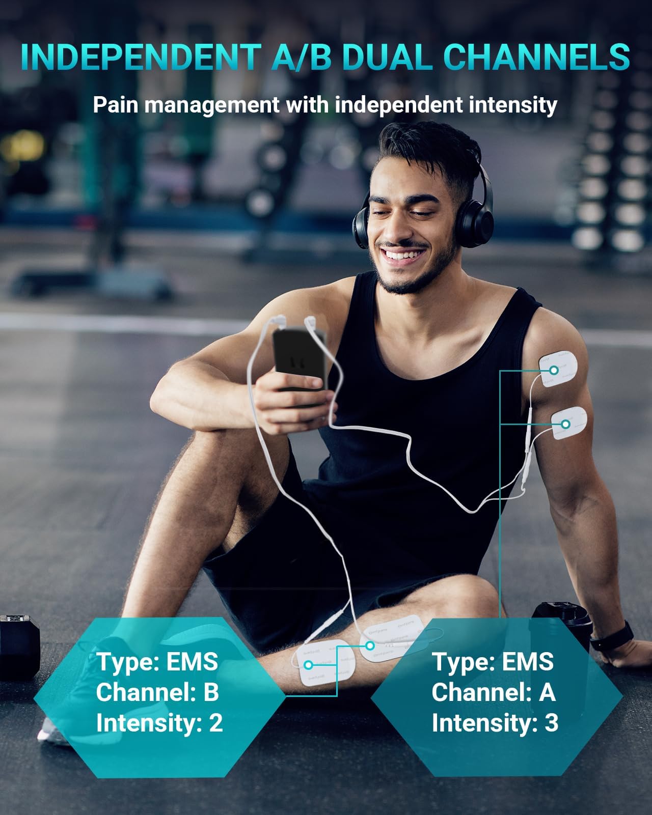 Comfytemp electrodos pequeños aplicados en articulación para tratamiento específico
