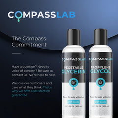 Compass Laboratory caja con sello made in USA y seguridad de embalaje