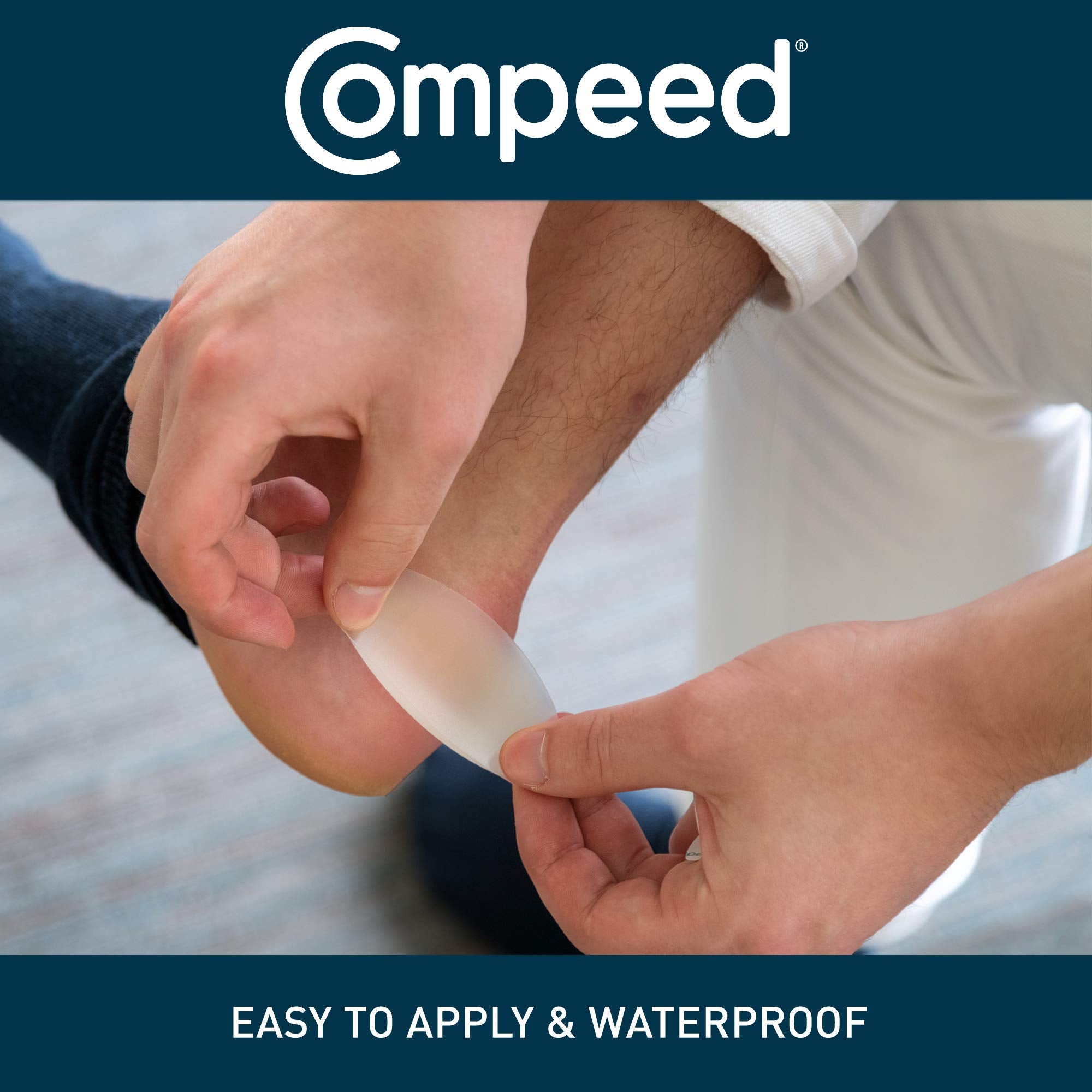 compeed parche repelente al agua manteniendo protección bajo humedad