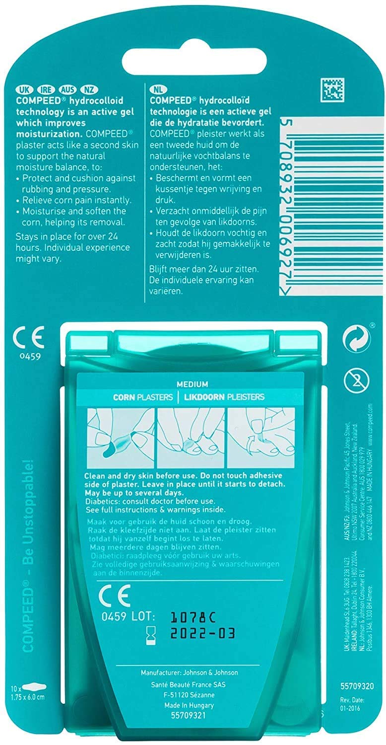 Compeed primer plano de textura de gel hidrocoloide que amortigua presión