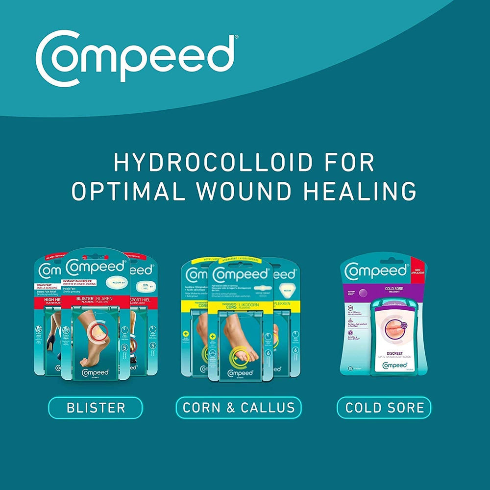Compeed persona caminando con almohadilla para comodidad durante actividad