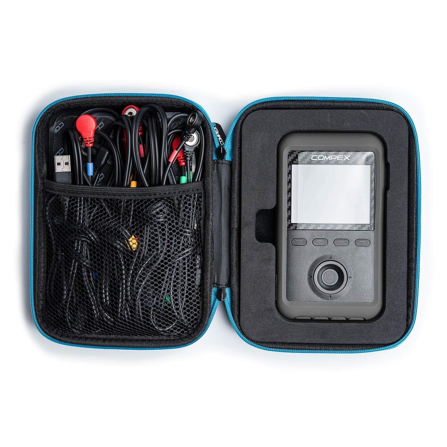 Compex Performance 3.0 electrodos detalle para colocación precisa y eficacia