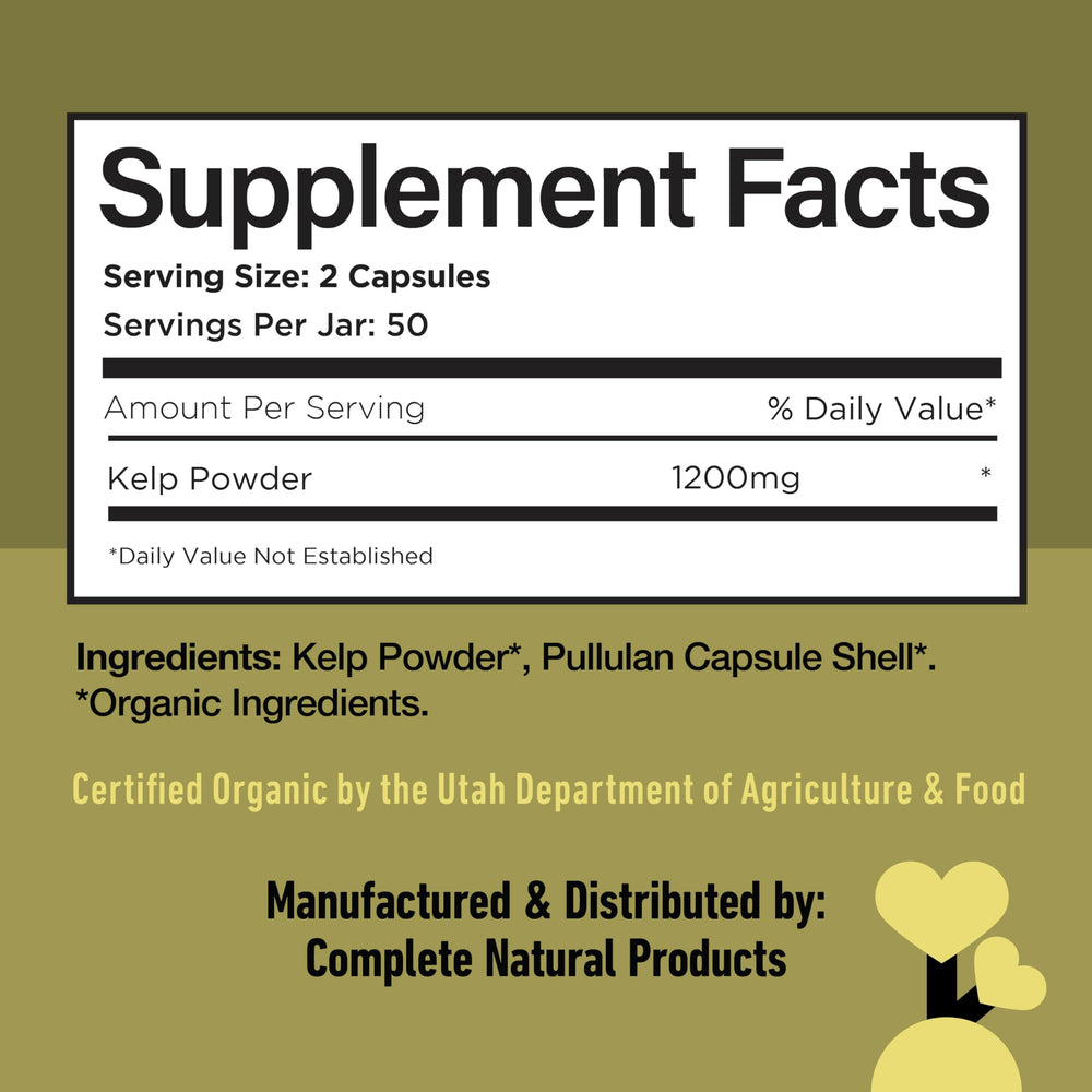 Complete Natural Products comparación de tamaño de cápsulas para evaluación práctica