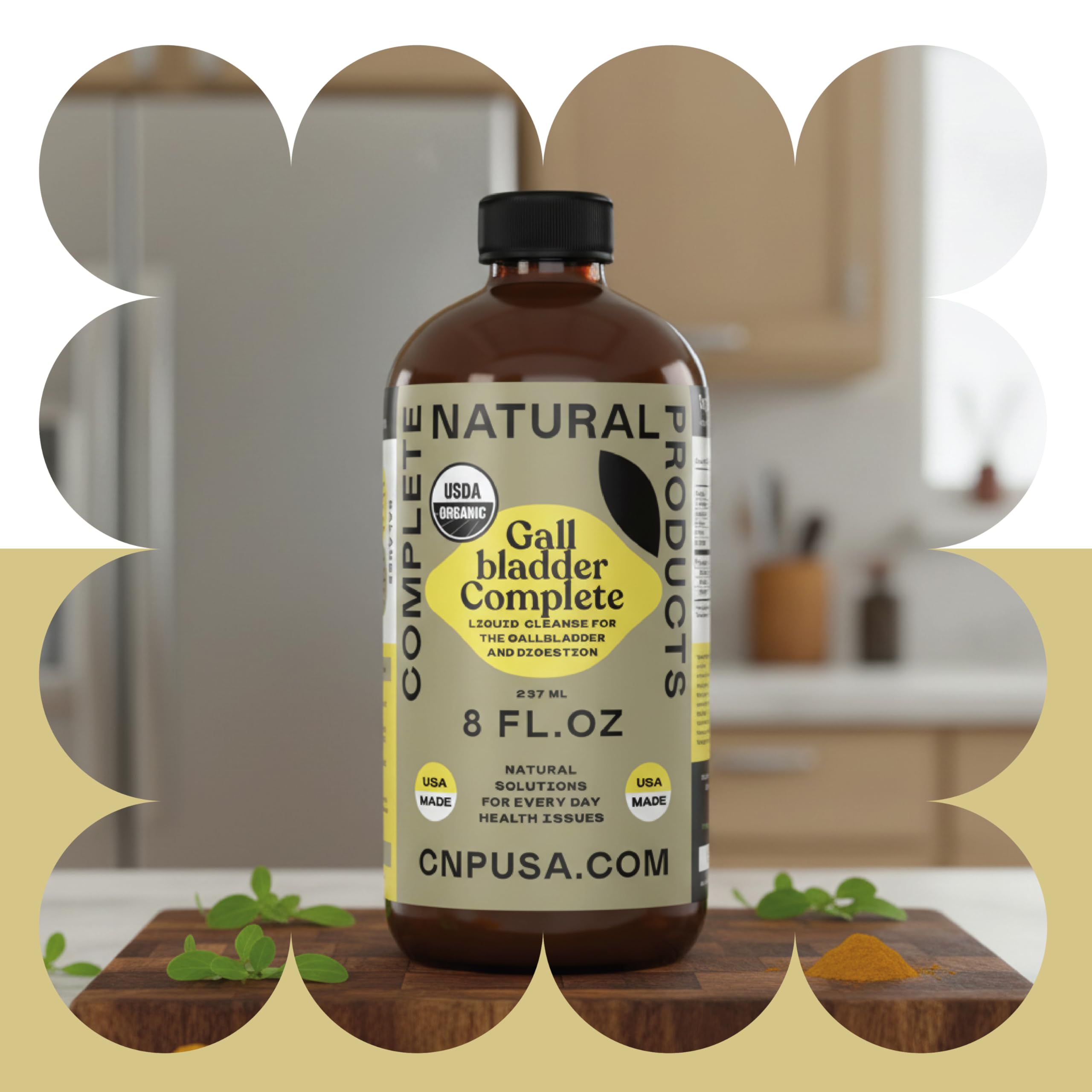 Complete Natural Products textura líquida concentrada visible para dosificar fácilmente