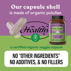 Complete Natural Products envase de vidrio ecológico destacando sostenibilidad del embalaje