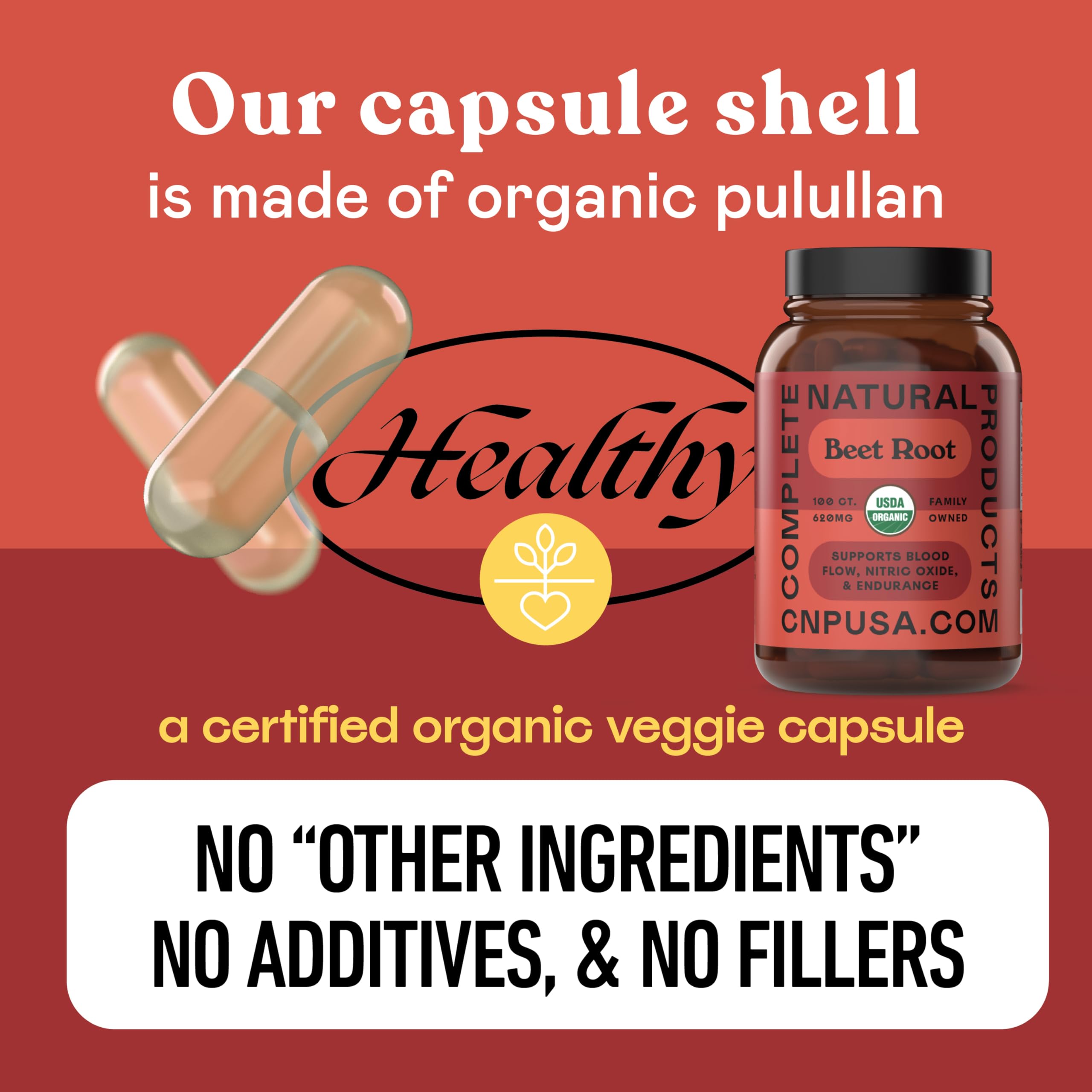 Complete Natural Products cápsulas junto a otros suplementos ilustrando integración en rutina