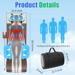 comrelax zona lumbar con calor resaltada para alivio y confort térmico