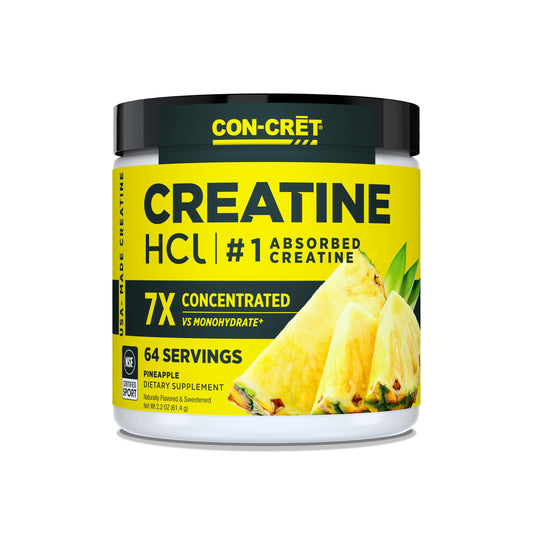 CON-CRET frente del envase mostrando sabor piña y beneficio de alta absorción
