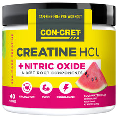 CON-CRET envase frontal Sour Watermelon mostrando identidad y beneficios