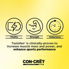 CON-CRET cápsula antes de entrenamiento para energía y rendimiento
