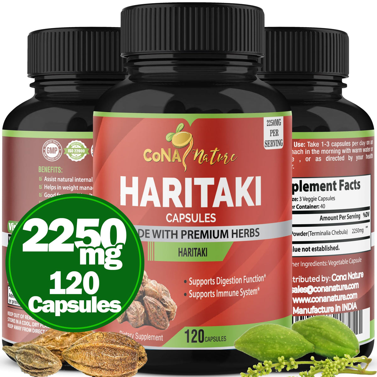 Cona Nature frasco del producto mostrando el envase y beneficio de confianza