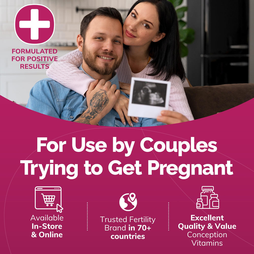 CONCEIVE PLUS tapa abatible para aplicación rápida y sin desorden