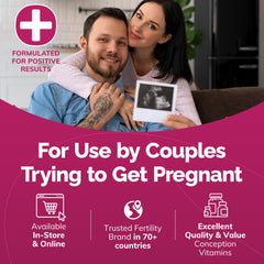 CONCEIVE PLUS tapa abatible para aplicación rápida y sin desorden