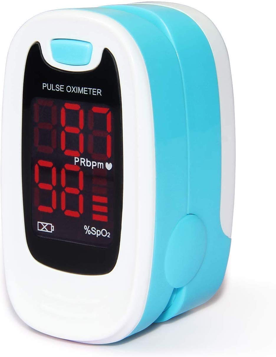 CONTEC CMS50M vista frontal con pantalla LED legible y beneficios de lectura rápida