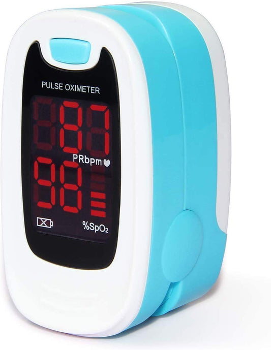 CONTEC CMS50M vista frontal con pantalla LED legible y beneficios de lectura rápida