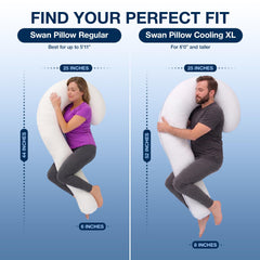 Contour almohada en dormitorio moderno ilustrando uso y estética relajante