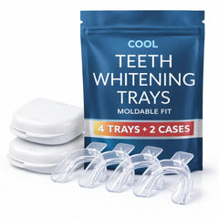 Cool Teeth Whitening bandeja frontal mostrando ajuste preciso y comodidad