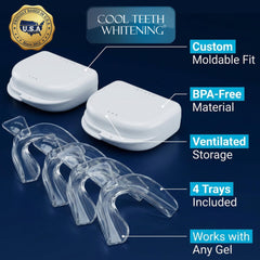 Cool Teeth Whitening textura de silicona segura que facilita moldeado