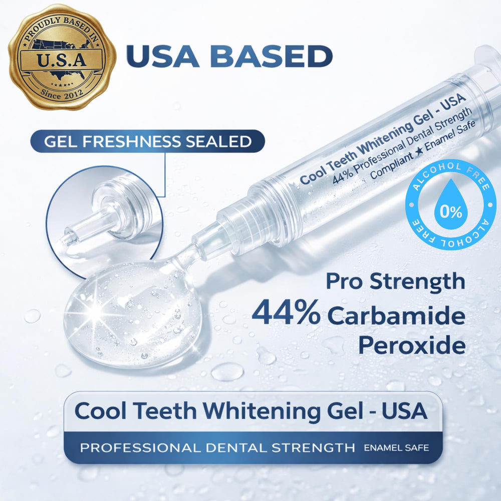 Cool Teeth Whitening bandejas moldeables adaptadas al arco dental
