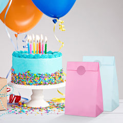 Cooraby mesa de fiesta con bolsas pastel para presentación atractiva