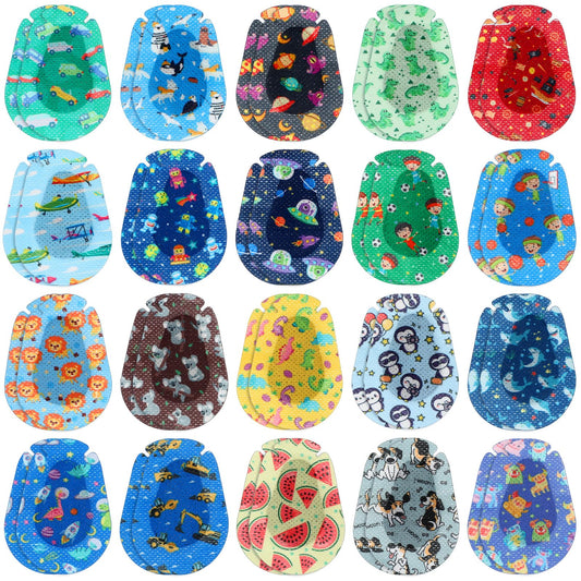Copkim parche frontal con empaque multicolor mostrando 40 piezas y beneficio de cantidad suficiente