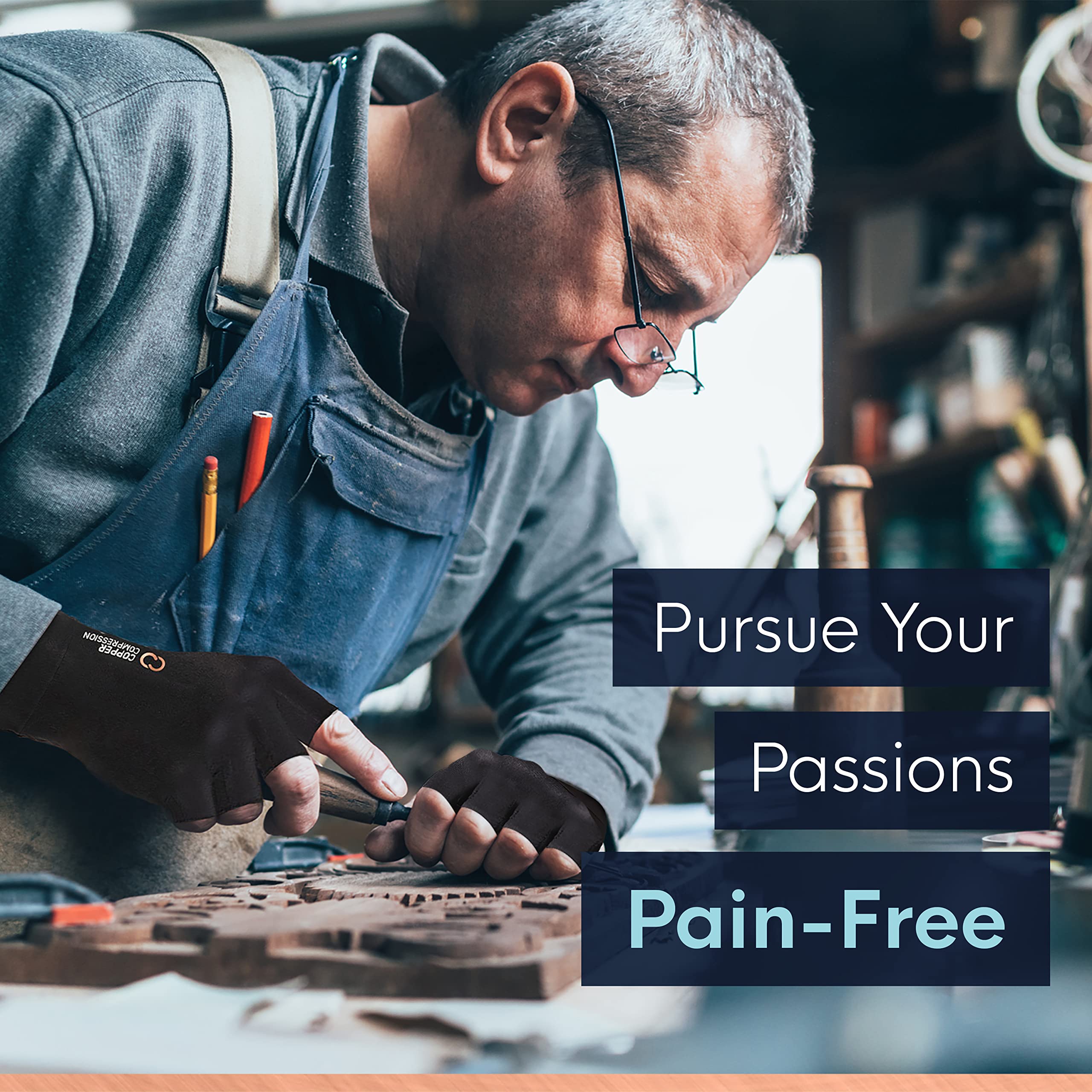 Copper Compression primer plano de la textura del tejido con fibra de cobre, durabilidad