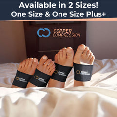 Copper Compression dentro de una zapatilla mostrando compatibilidad y confort