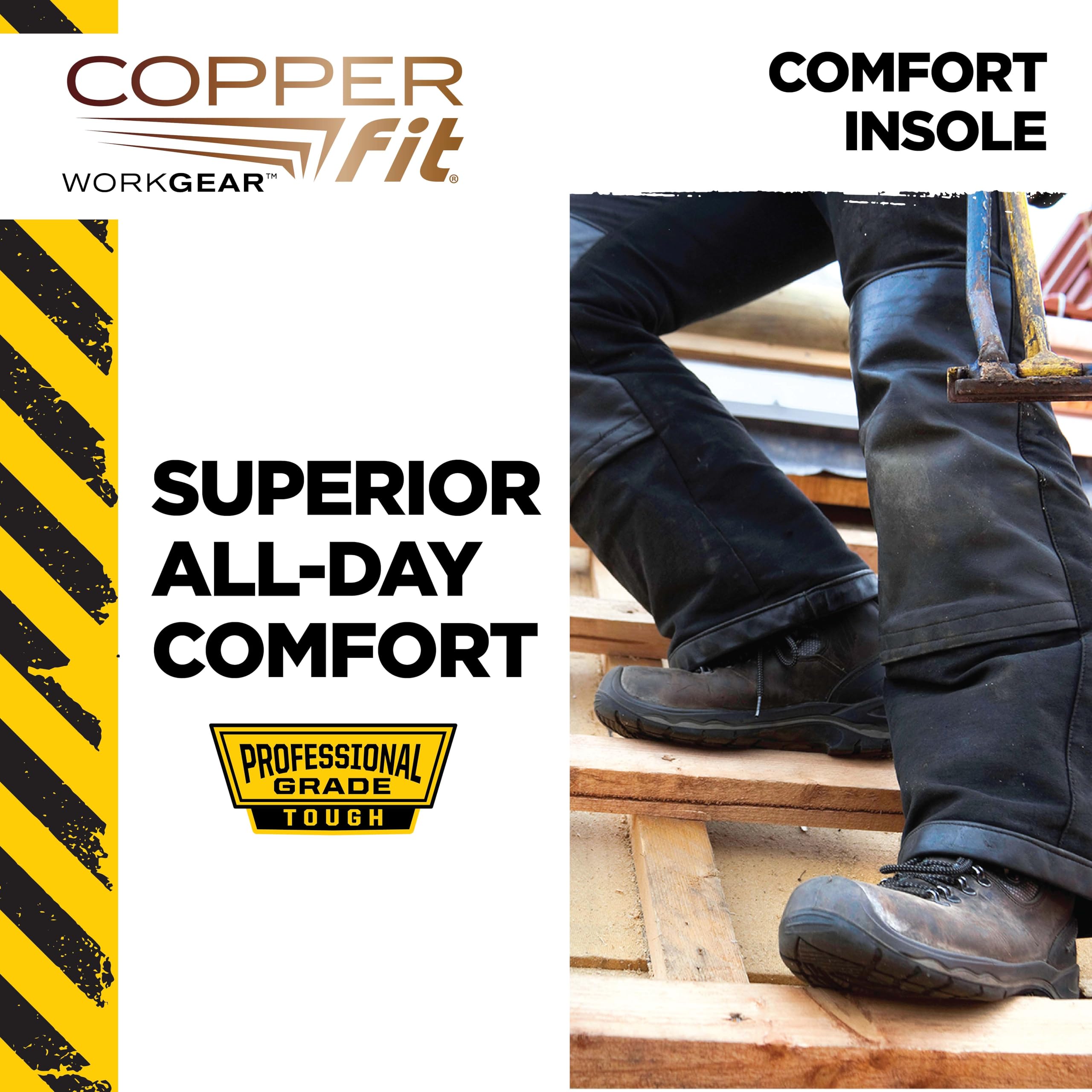Copper Fit comparación de tamaño junto a regla para ver escala