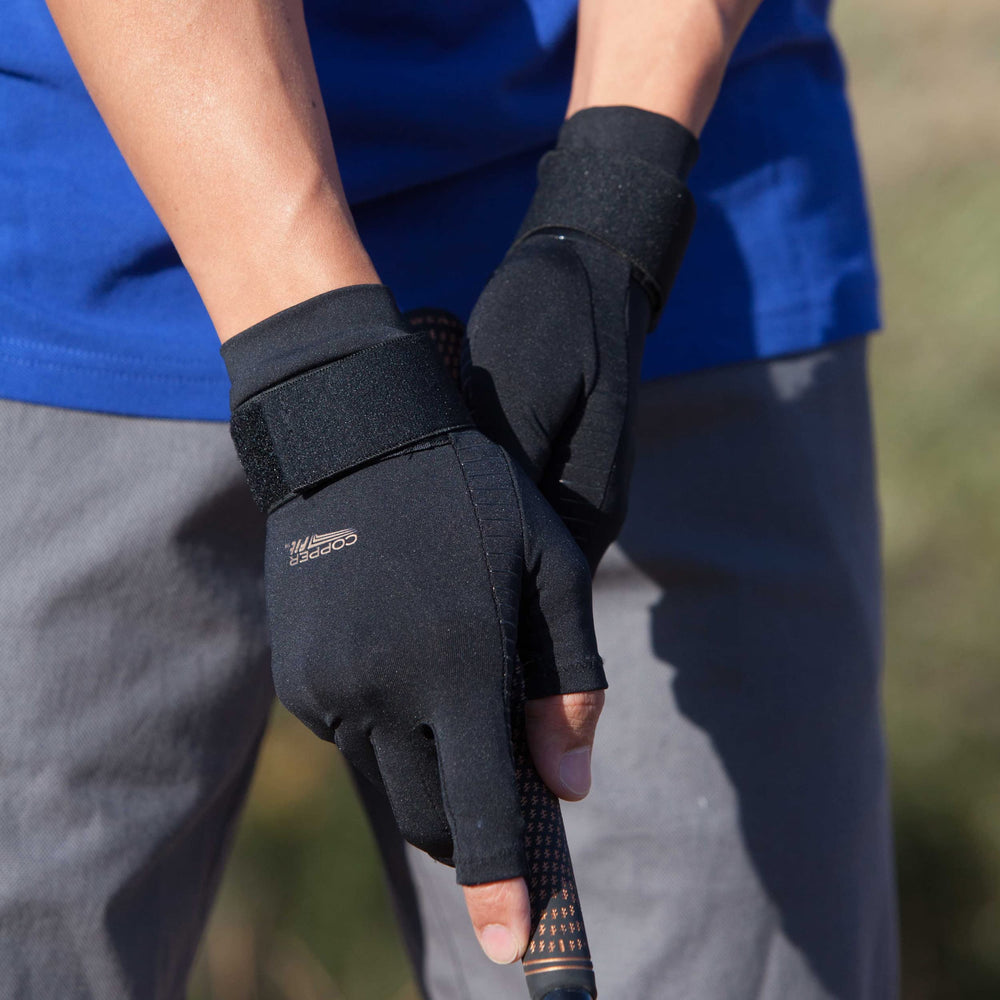 Copper Fit estilo de vida conducción sujeta volante con confianza
