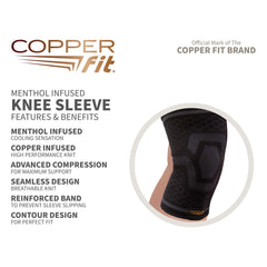 Copper Fit manga en uso durante caminata para soporte y frescura