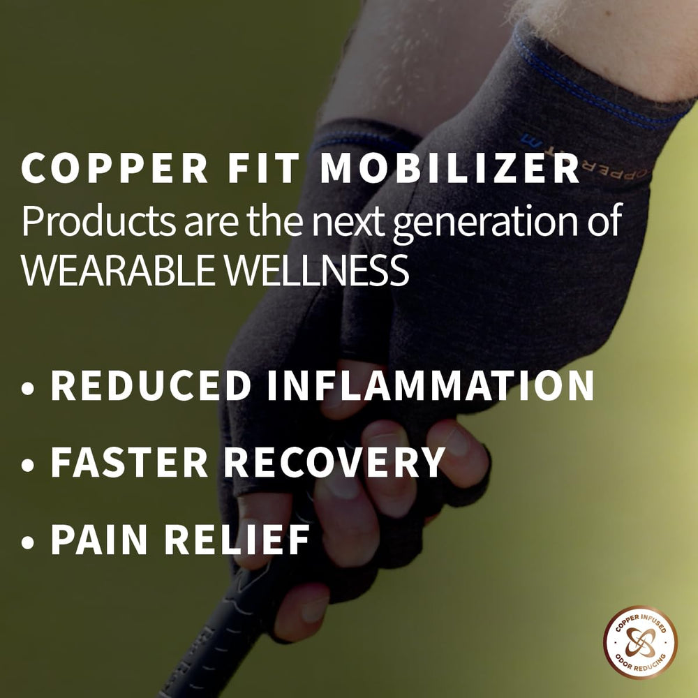 Copper Fit palma con agarres de silicona que mejora el control