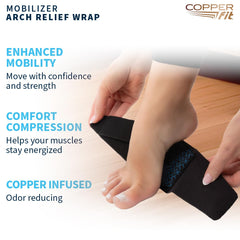 Copper Fit textura del tejido LumaCore Blu con gestión de humedad
