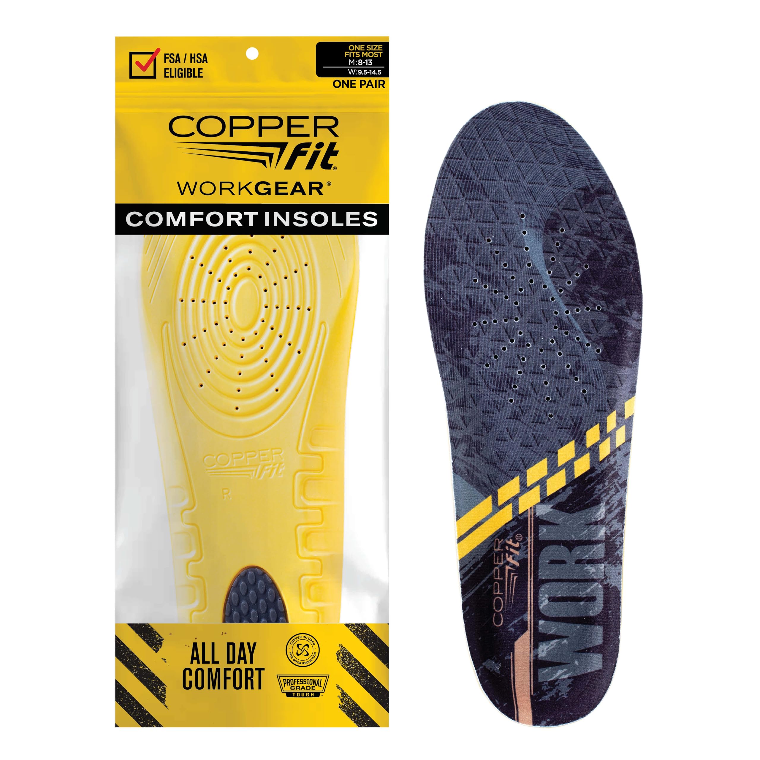 Copper Fit planta frontal mostrando ajuste y confort inmediato