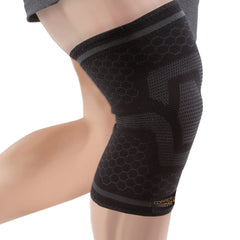 Copper Fit detalle de la textura de punto que aporta compresión uniforme