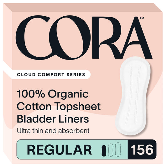 Cora empaque frontal mostrando 156 forros, comodidad diaria