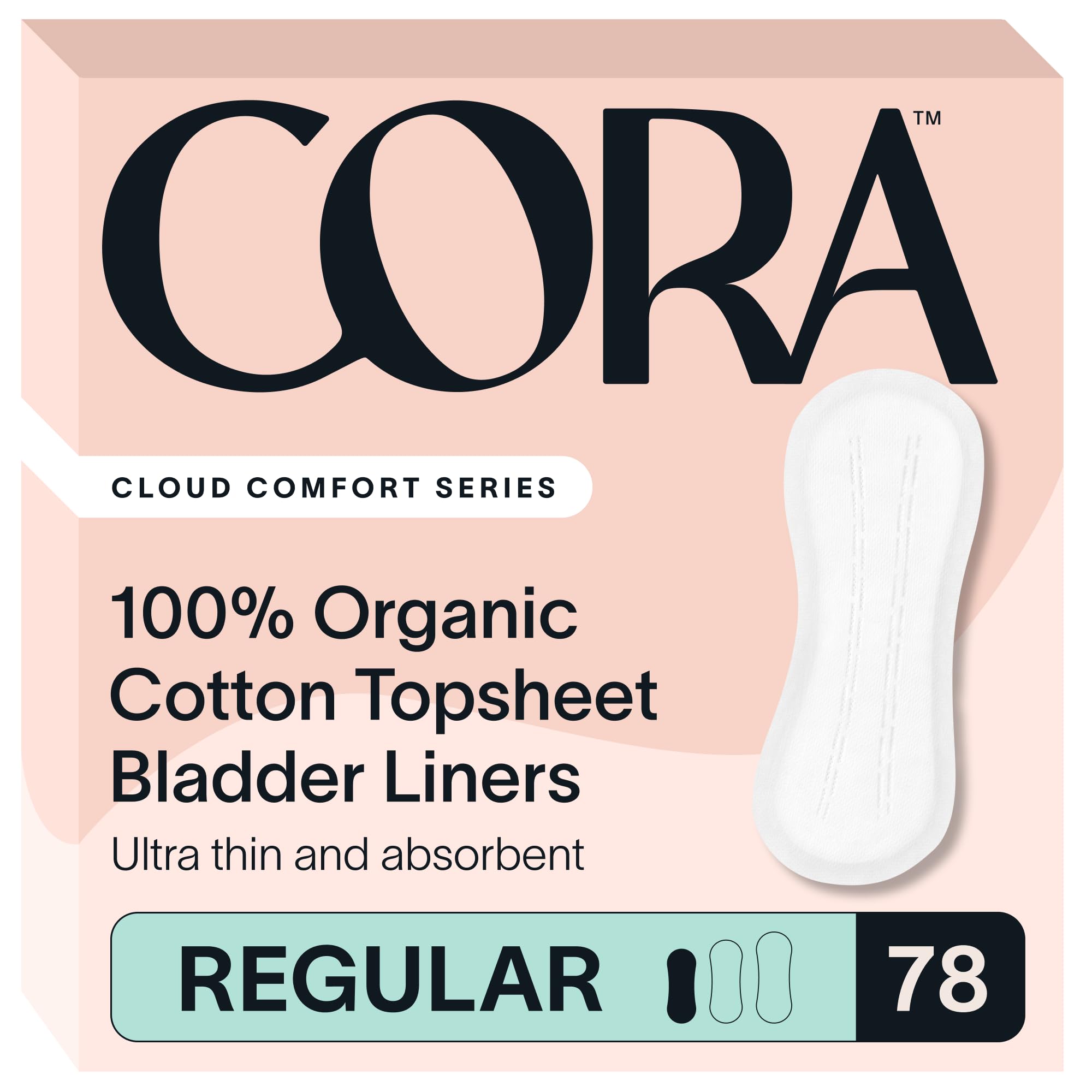Cora empaque frontal mostrando 78 forros y tranquilidad