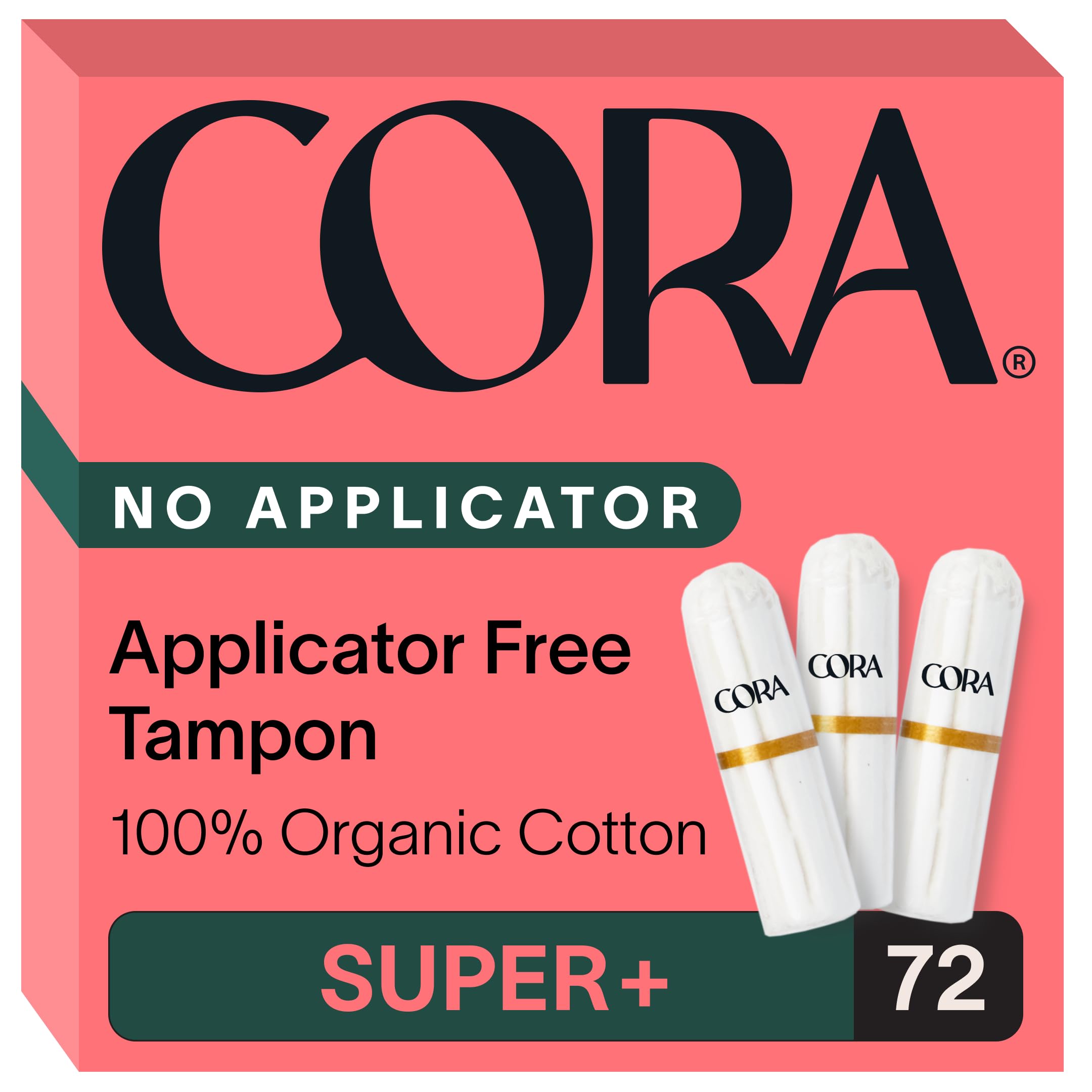 Cora frente del empaque mostrando cantidad y marca, comodidad garantizada