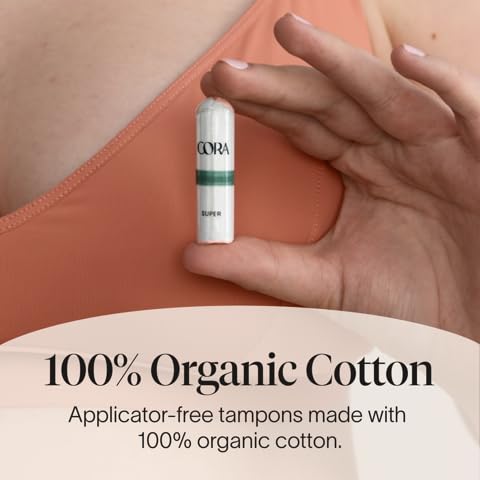 Cora primer plano de la textura de algodón orgánico, sensación suave